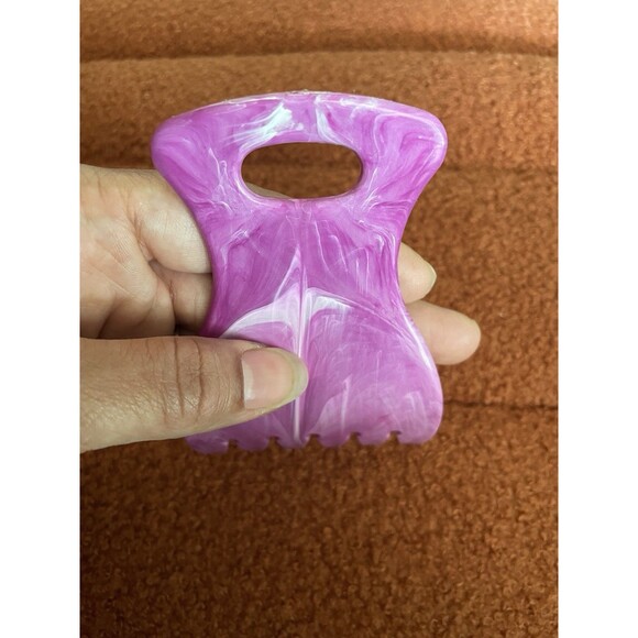 USA Mebco 90s Hair Feather Bear Claw Double Dipped Combs Teal Pink Swirl Purple - Picture 15 of 16